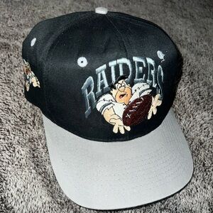 90s LA Raiders Fred Flinstone hat